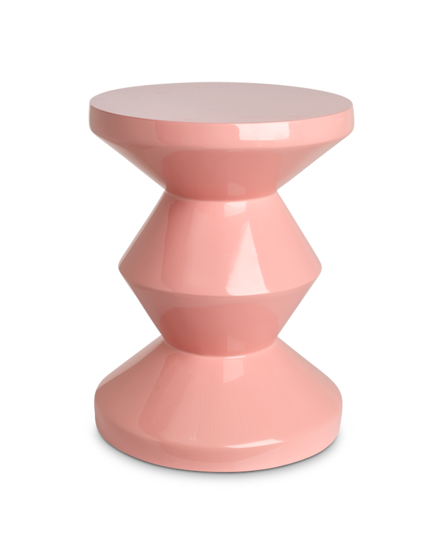 Zig Zag Light Pink Stoler